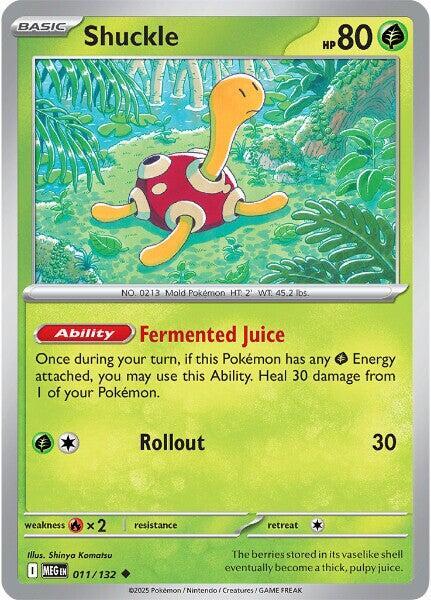 Shuckle 011/132 - Uncommon - Reverse Holo
