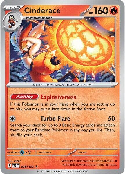 Cinderace  028/132 - Rare