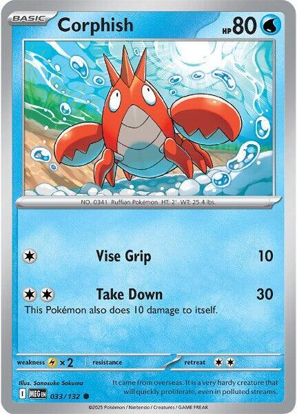 Corphish  033/132 - Common