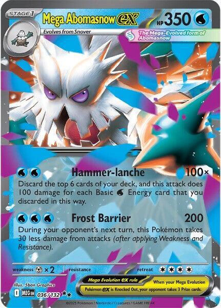 Mega Abomasnow ex  036/132 - Double Rare