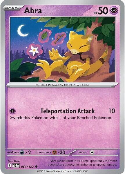 Abra  054/132 - Common - Reverse Holo