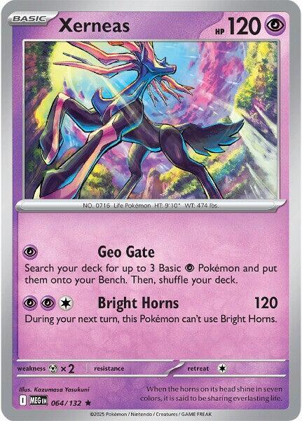 Xerneas  064/132 - Rare - Reverse Holo