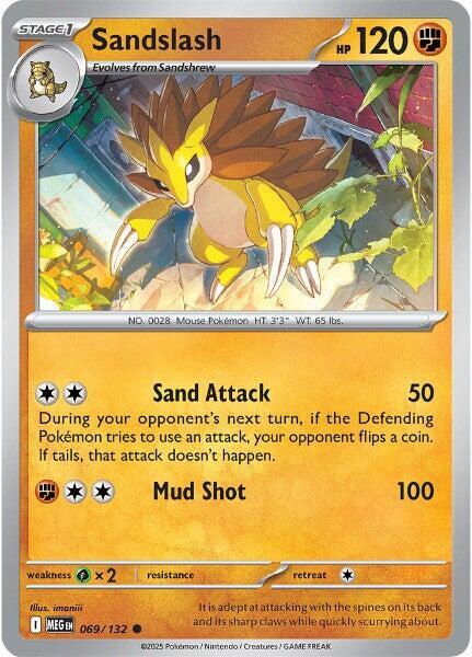 Sandslash  069/132 - Common - Reverse Holo