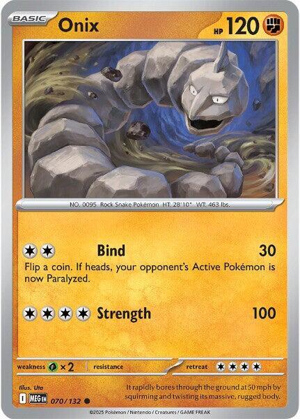 Onix  070/132 - Common - Reverse Holo
