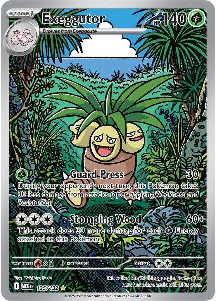 Exeggutor 135/132 - Illustration Rare - Español