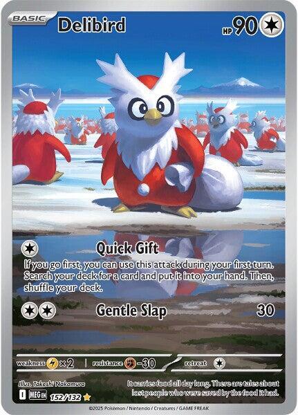 Delibird 152/132 - Illustration Rare