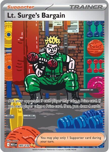 Lt. Surge's Bargain 185/132 - Special Illustration Rare