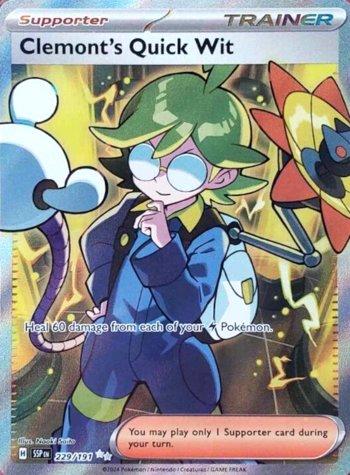 Clemont's Quick Wit 229/191 - Ultra Rare (ESPAÑOL)