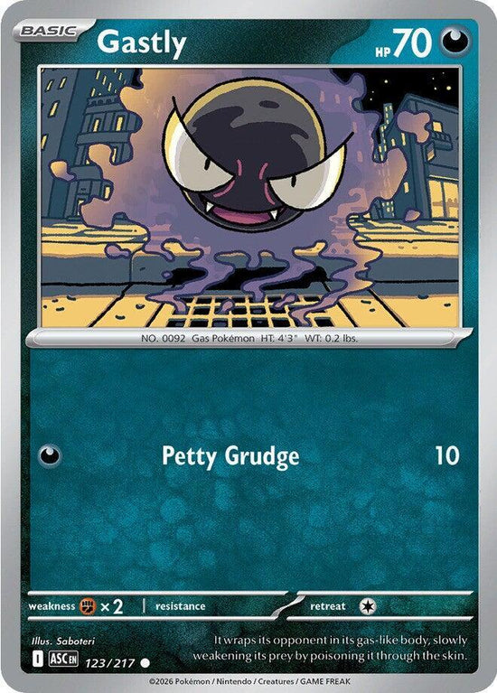 Gastly 123/217 (cosmo holo)