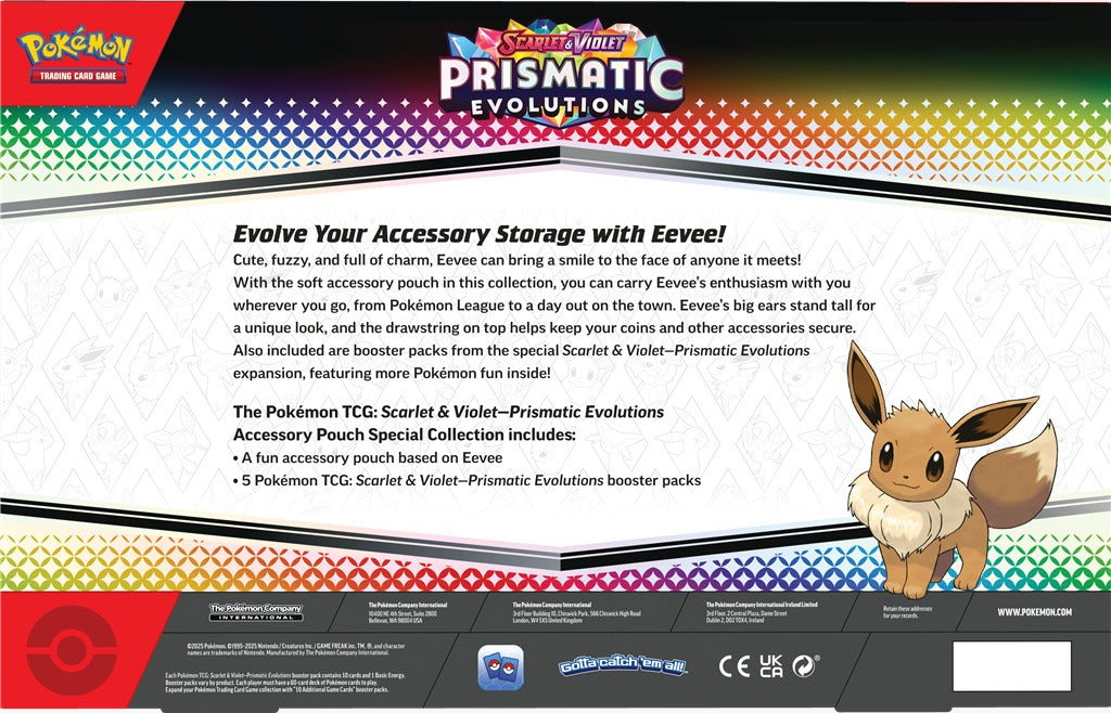 Eevee Prismatic Evolutions 