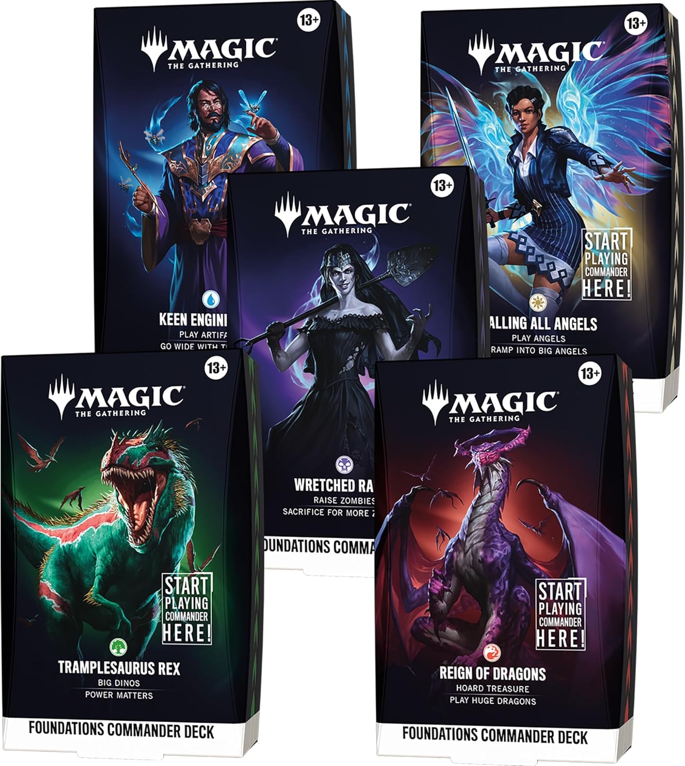 MTG: Foundations Commander Decks (Set de 5) (PREVENTA)