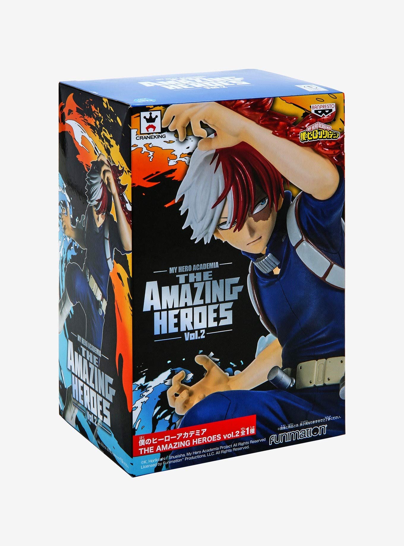Banpresto My Hero Academia The Amazing Heroes Vol. 2 Shoto Todoroki Figura-Kantocards