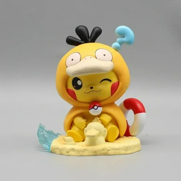Figura de Pikachu poncho (Psyduck)