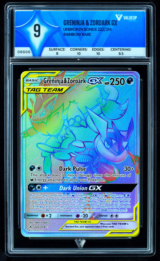 Greninja & Zoroark GX(ValueUp) #08606 (Subasta)