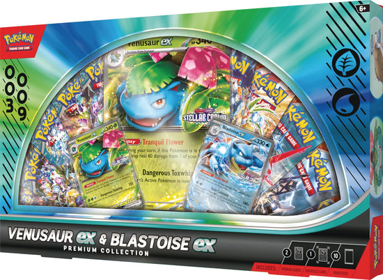 Venusaur ex & Blastoise ex Premium Collection (Exclusive)