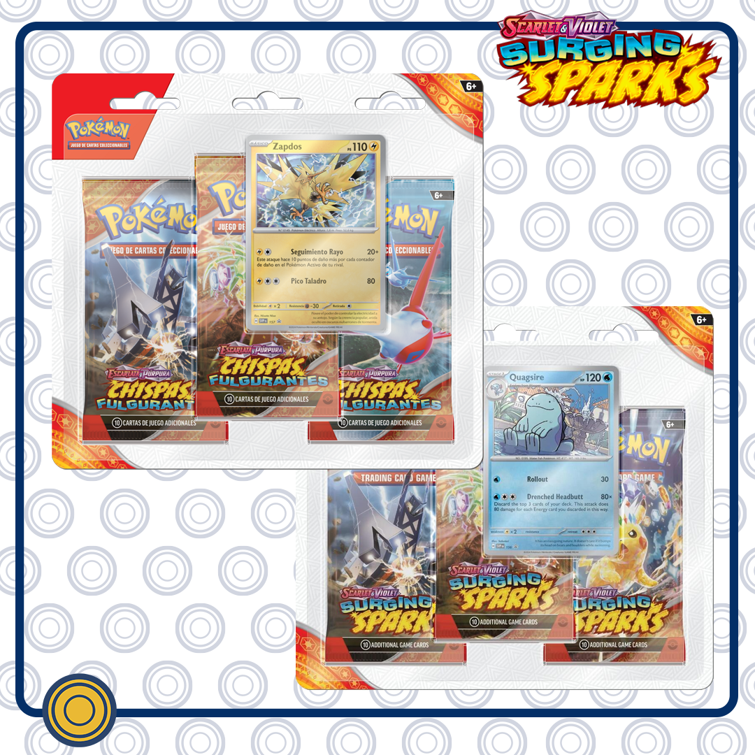 Surging Sparks - 3 Pack Blister PAR - Español