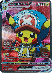 Pikachu Tony Tony Choper (Carta custom no original)-Kantocards