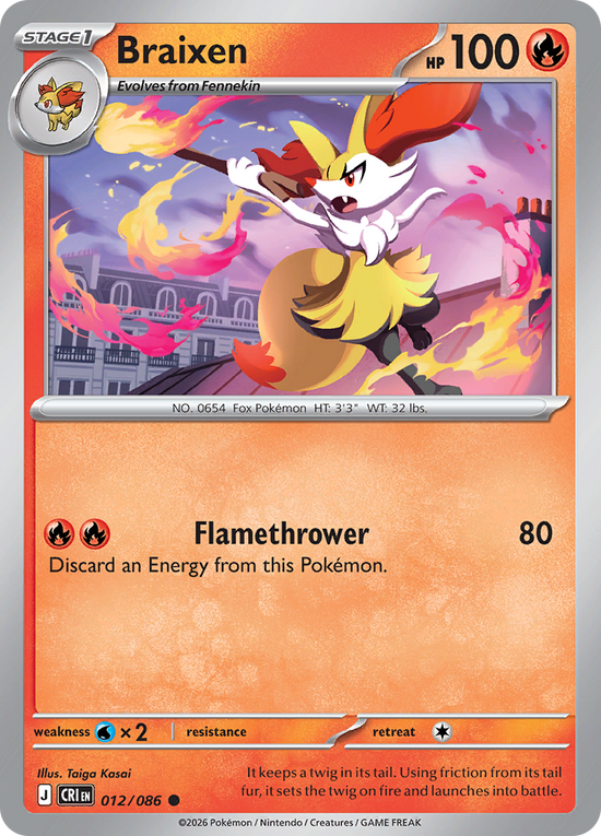 Braixen - 012/086