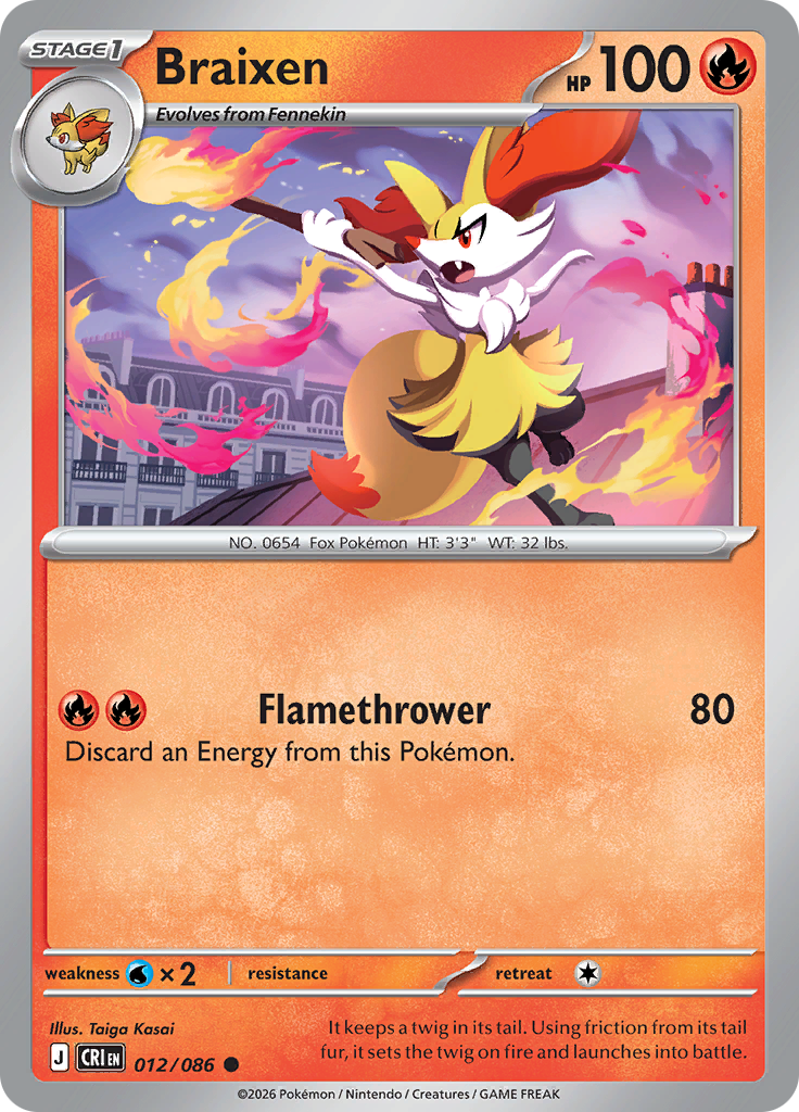 Braixen - 012/086