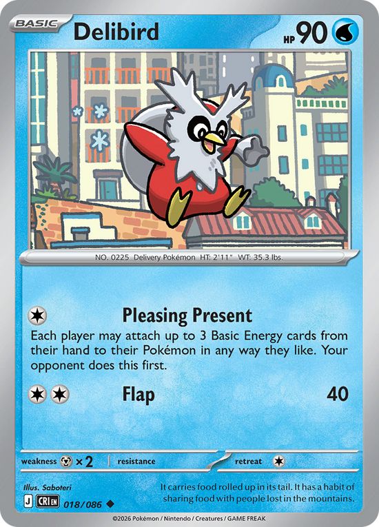 Delibird - 018/086