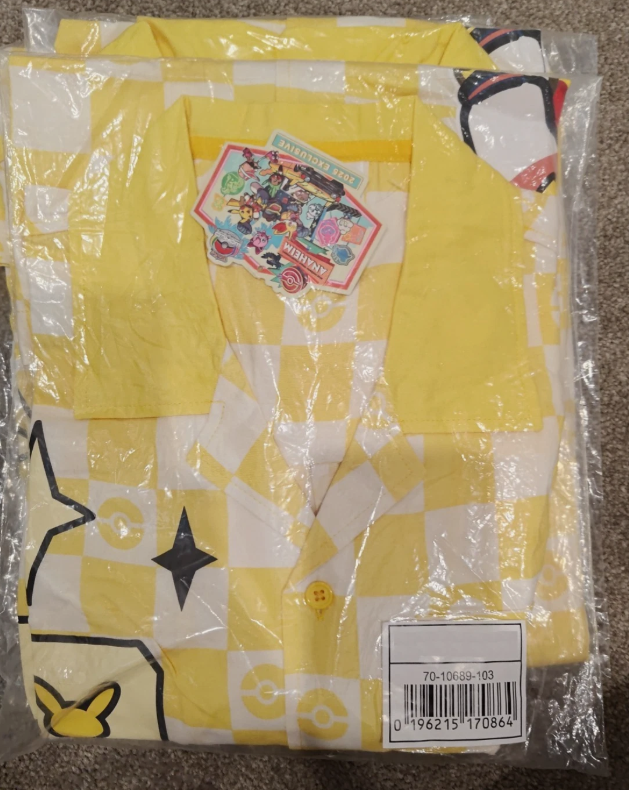 Camisa de Botones amarilla (Mundial Anaheim 2025) talla M