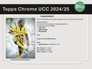2024-25 Topps Chrome UEFA Club Competitions - Jumbo Box-Kantocards