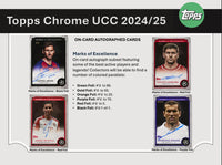 2024-25 Topps Chrome UEFA Club Competitions - Jumbo Box-Kantocards