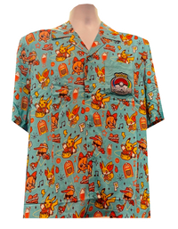 Camisa de Botones azul (Mundial Anaheim 2025) talla M