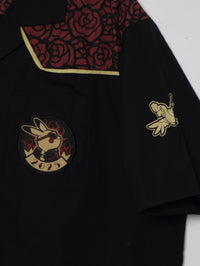 Camisa con botones Pokemon World Championships 2025 Arcanine Rockabilly Talla M