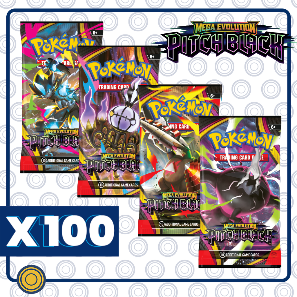 PAQUETE MAYOREO - Pitch Black - 100 Booster Packs