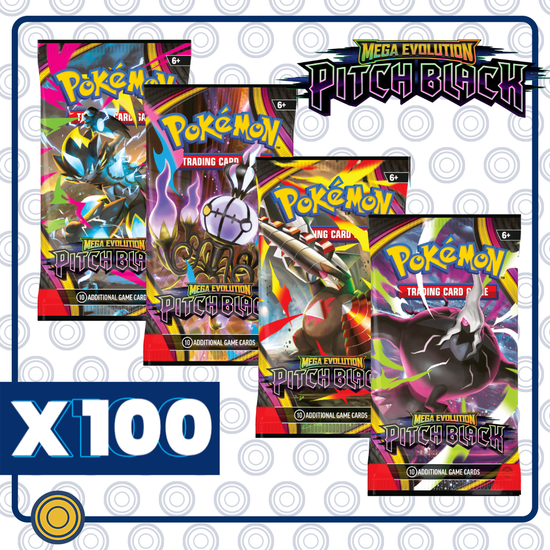 PAQUETE MAYOREO - Pitch Black - 100 Booster Packs
