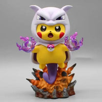 Figura de Pikachu poncho (Mewtwo)-Kantocards
