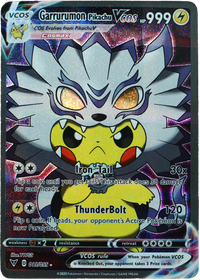 Pikachu Garurumon (Carta custom no original)-Kantocards