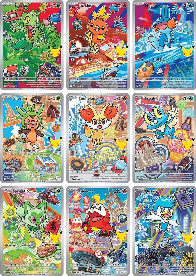 Pokémon TCG First Partner Illustration Collection - Series 3 - 30th Anniversary
