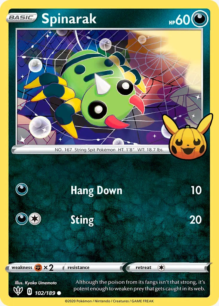 Spinarak 102/189 Trick or Trade 2022