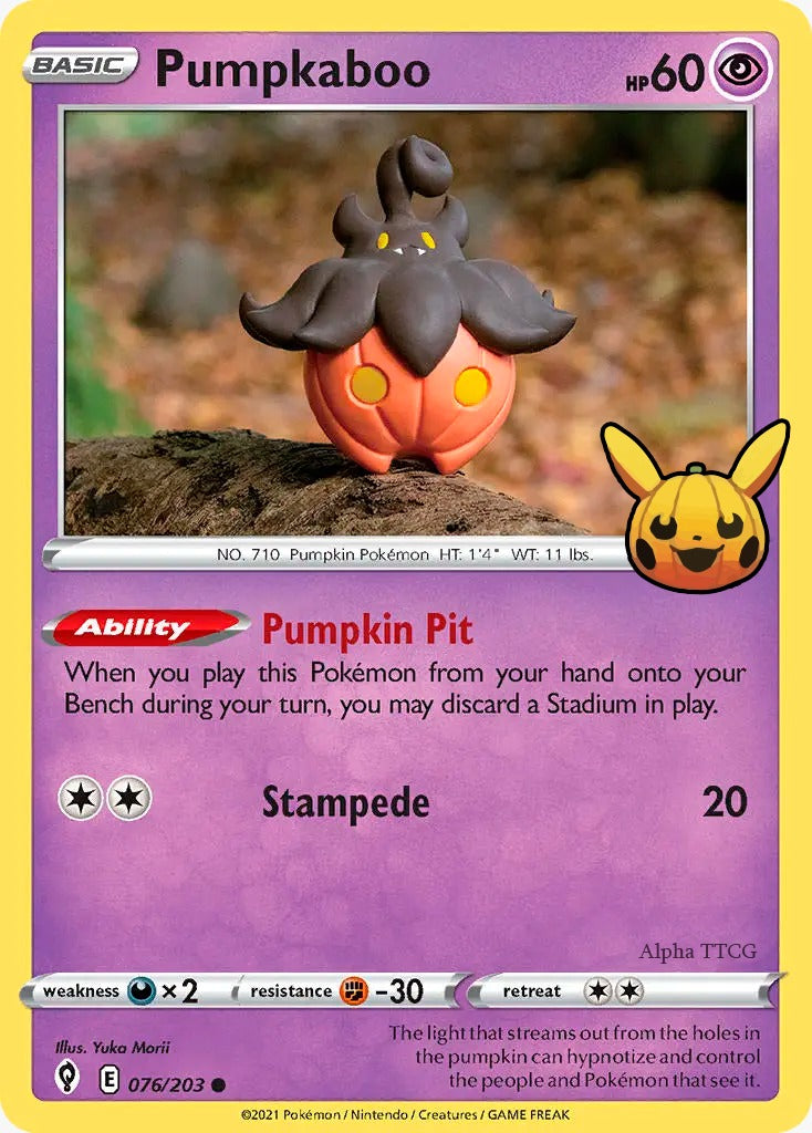 Pumpkaboo 76/203 Trick or Trade 2022
