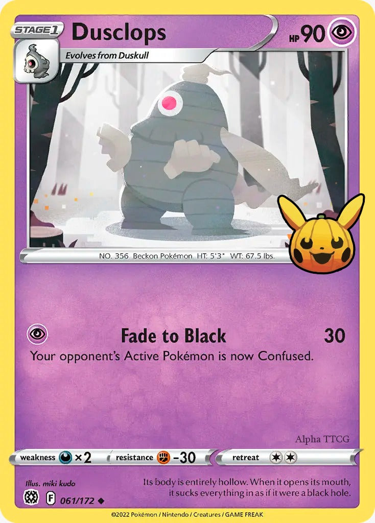 Dusclops 61/172 Trick or Trade 2022