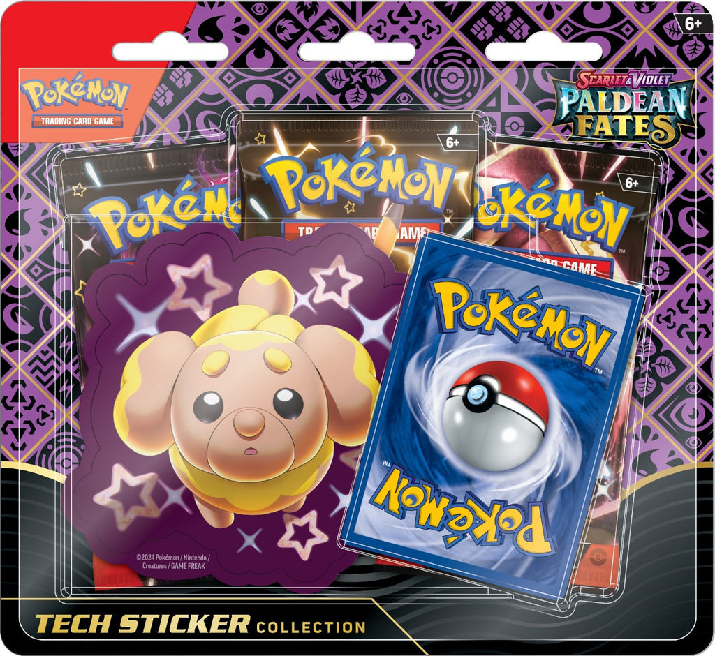 PALDEAN FATES 3-Pack Blister Tech Sticker (set de 3)