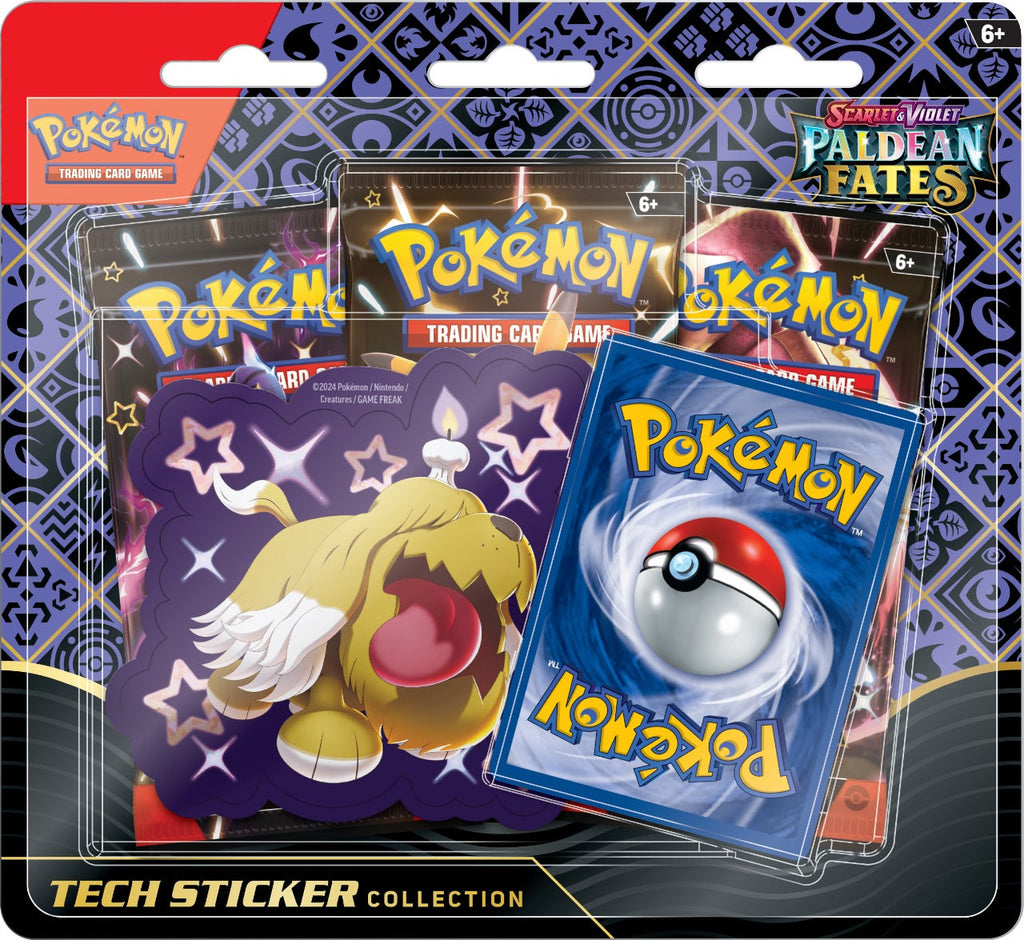 PALDEAN FATES 3-Pack Blister Tech Sticker (set de 3)