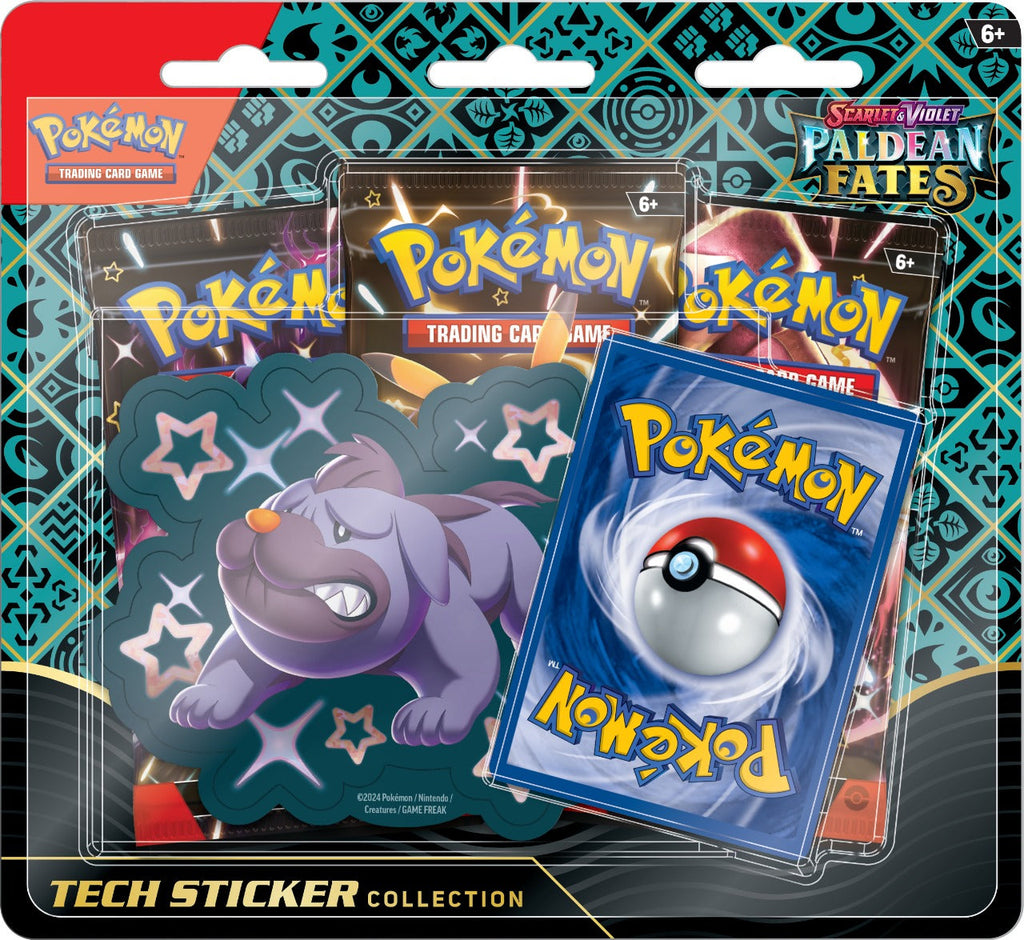 PALDEAN FATES 3-Pack Blister Tech Sticker (set de 3)