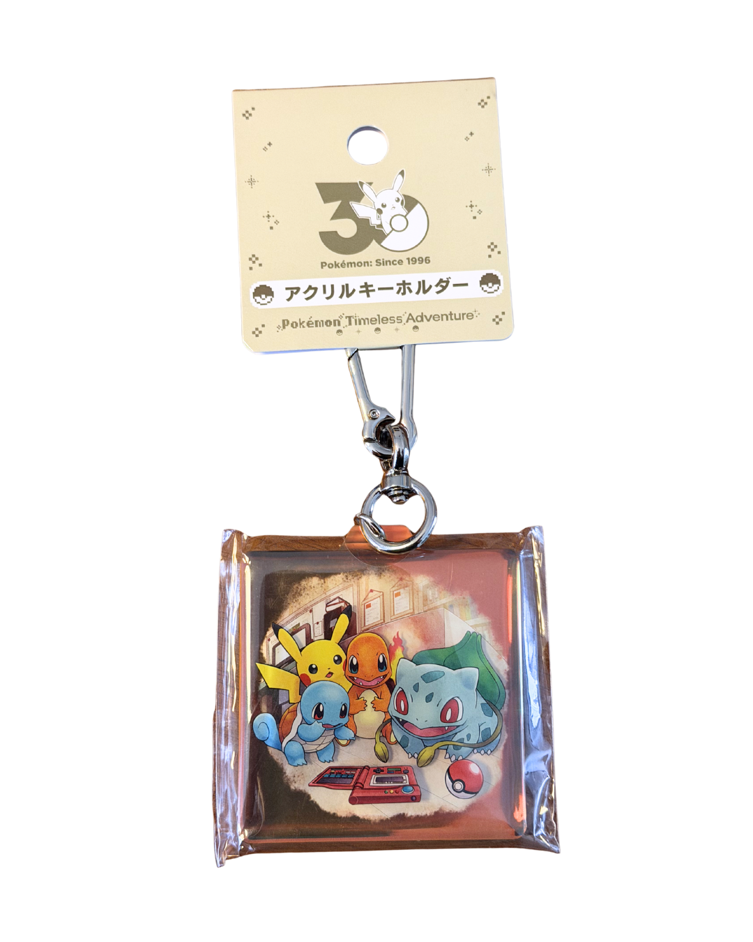 Llavero Acrílico "Pokémon Timeless Adventure" - 30 Aniversario