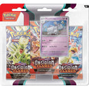 S&V: Obsidian Flames -PAR - Blister 3 Pack - Eevee & Houndstone - (INGLÉS)-Kantocards