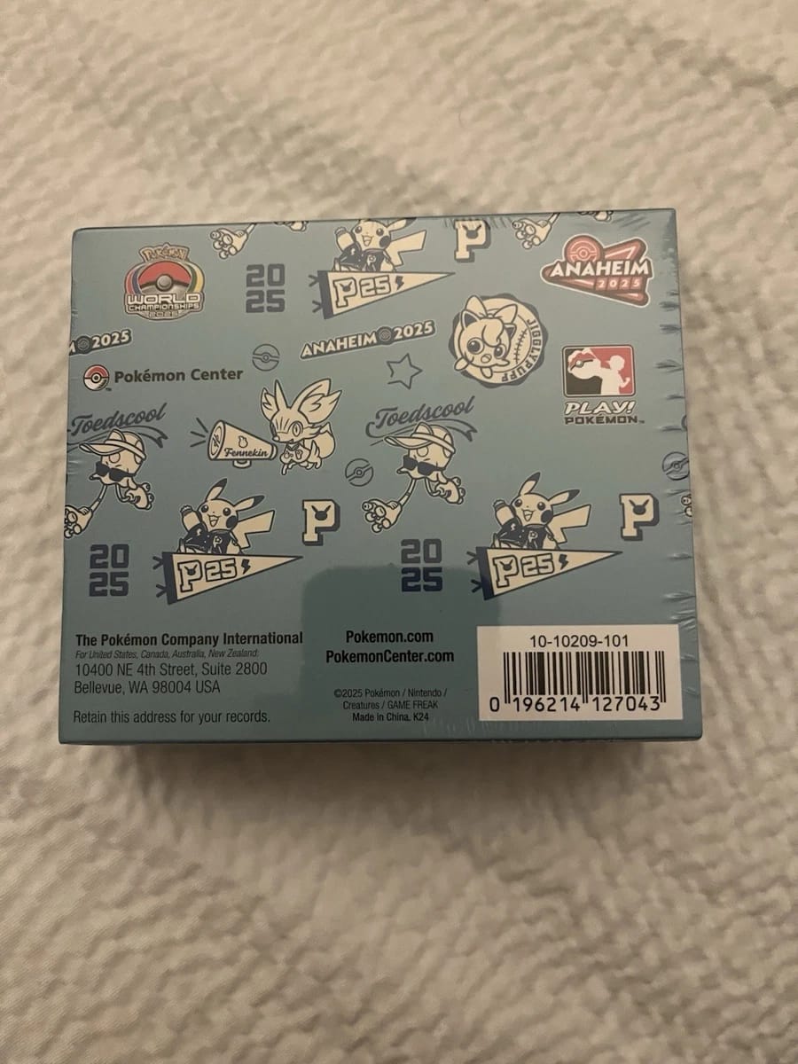 Dados -PIKACHU- Mundial Anaheim 2025-Kantocards