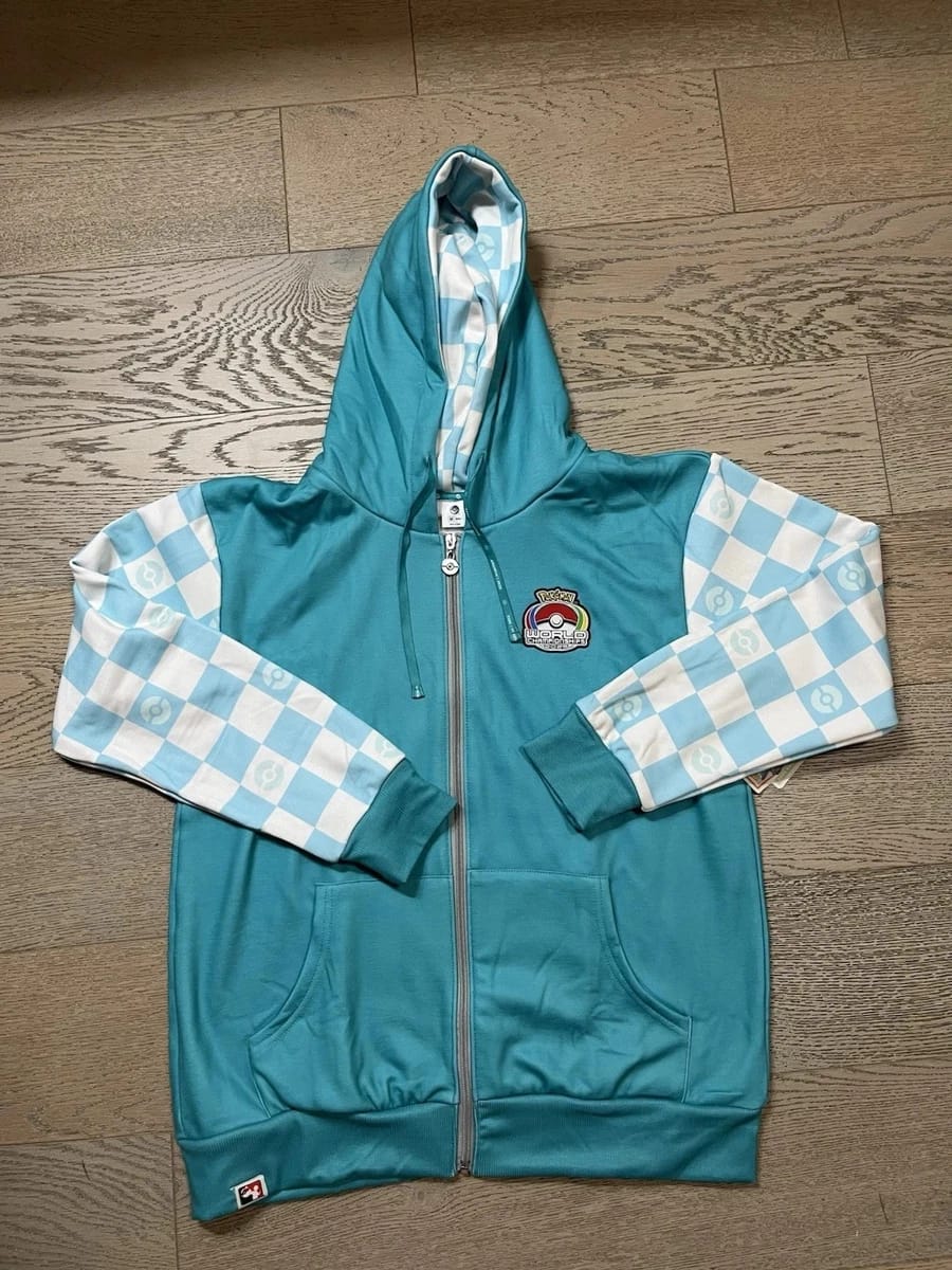 Zip Up Hoodie Pokemon Worlds Exclusive 2025 Anaheim -  Talla M