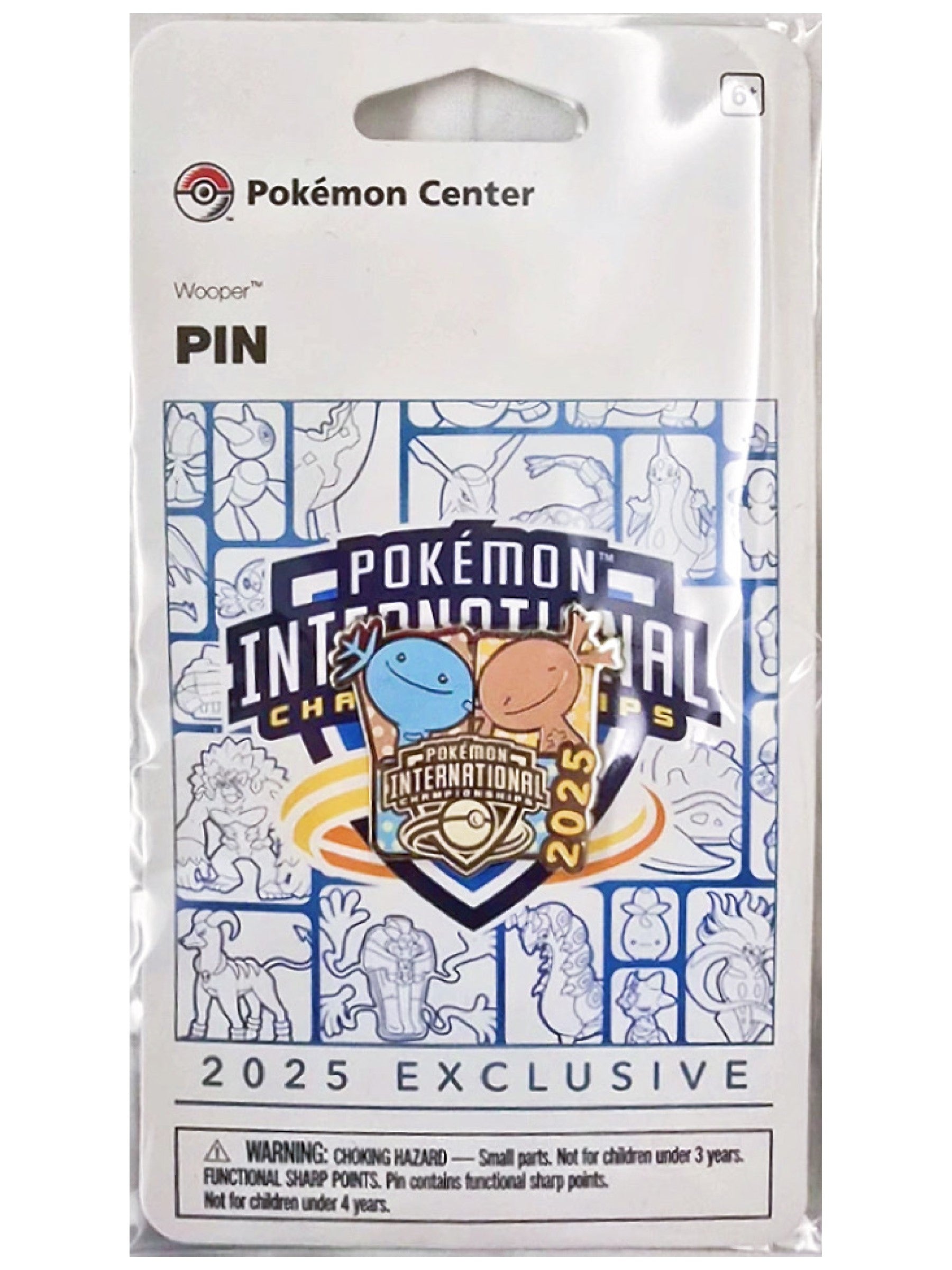 Pin Wooper Pokemon Center 2025