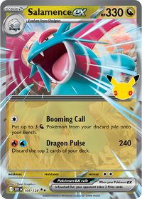 Salamence ex 109/128 - Double Rare