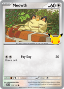 Meowth 113/128 - Rare Holo