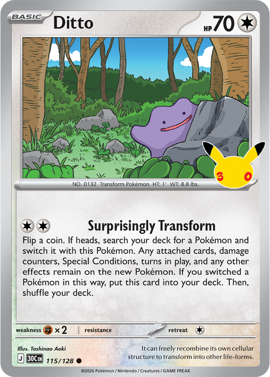 Ditto 115/128 - Rare Holo