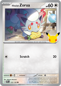 Hisuian Zorua 122/128 - Rare Holo