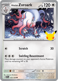 Hisuian Zoroark 123/128 - Rare Holo